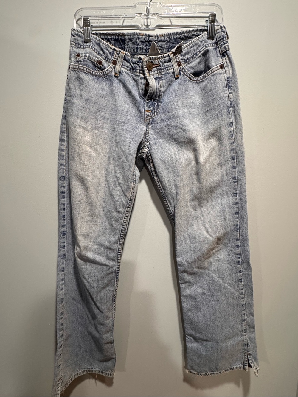 Vintage 90s Lucky Brand Light Blue Denim Dungarees